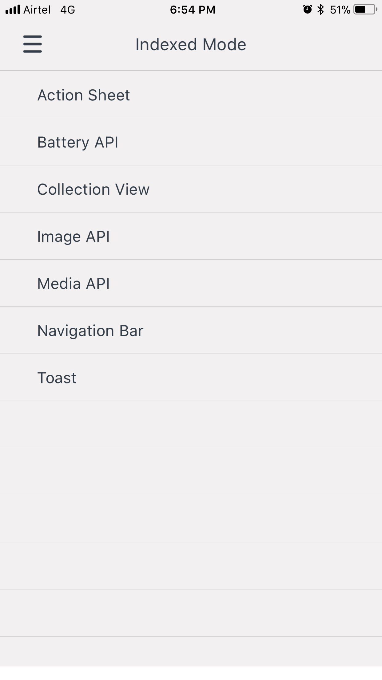 File Gallery Sample App - Screen-Thumbnail