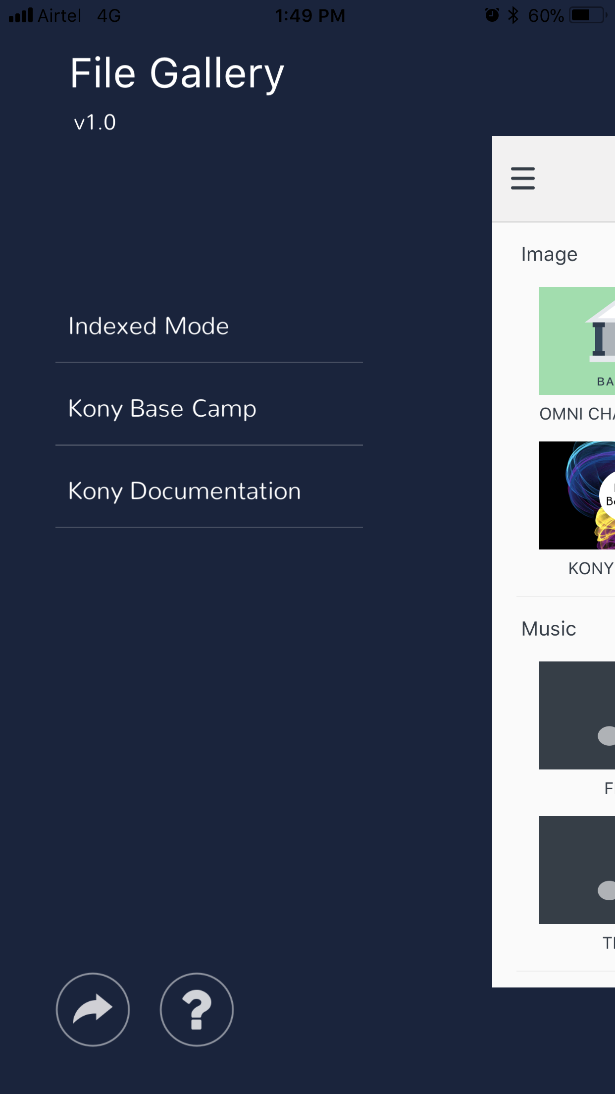 File Gallery Sample App - Screen-Thumbnail