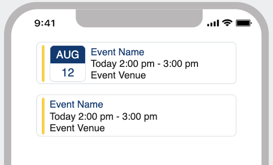 EVENT DISPLAY COMPONENT - Screen-Thumbnail
